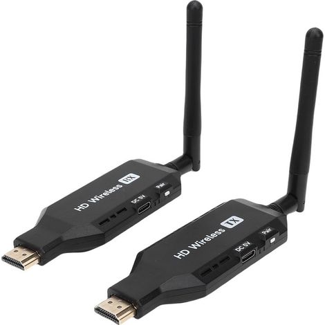Émetteur et Récepteur D'interface Multimédia HD sans Fil, Extension Vidéo en Streaming HD, Kit D'extension HDMI 5,8 GHz, Portée 50 M, 1920 X 1080, 60 Hz