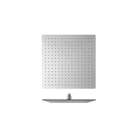 POMME DE DOUCHE SANDWICH CARREE 300 mm INOX ANTICALCAIRE - CRISTINA ONDYNA SC30051 (1/4)