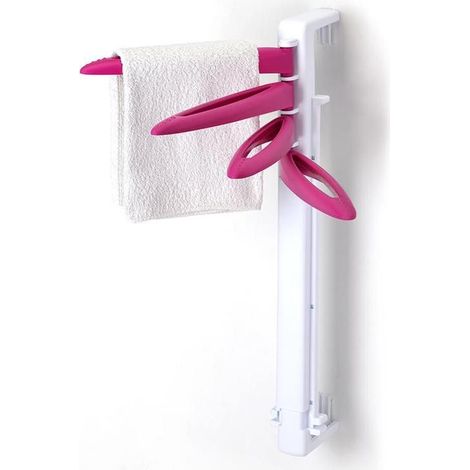 Porte-serviettes pour radiateur - Coloris aléatoire - Livraison gratuite (1/3)