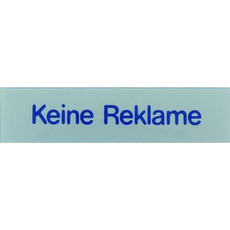 Conacord Klebeschild Keine Reklame Klebeschild