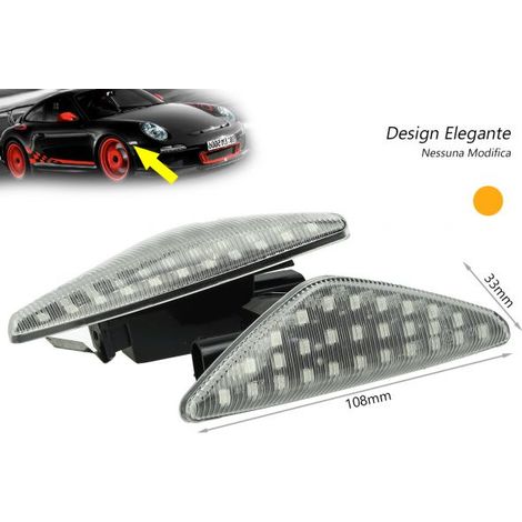 Kit Freccia Laterale a Led Side Marker Dinamica Lente Trasparente BMW E70 X5 E71 X6 F25 X3 OEM 63-13-7-171-008 (1/3)