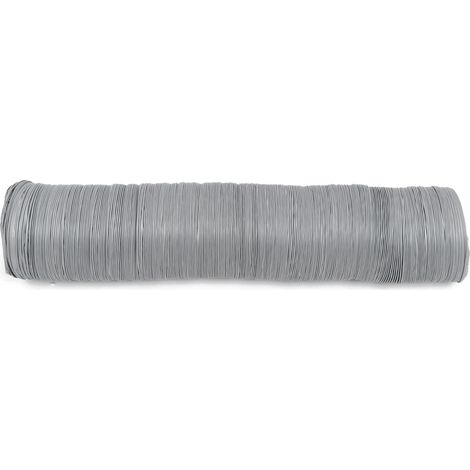 Tuyau télescopique réducteur de bruit en PVC et aluminium 10m pour ventilateur d'extraction (1/5)