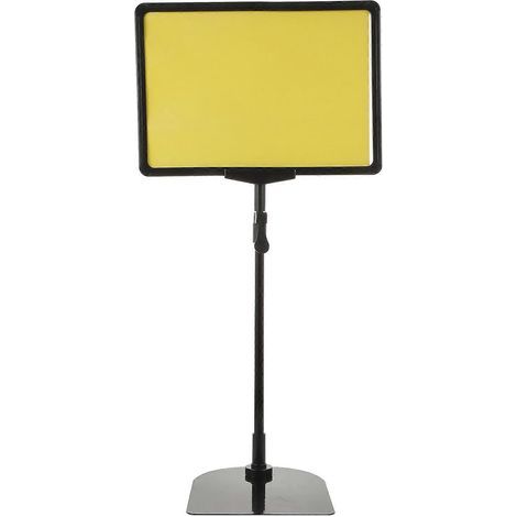 Preisaufsteller-Set, Preisschildhalter für Supermärkte – 83,00 x 30,50 x 20,00 cm – Schwarz (1/3)