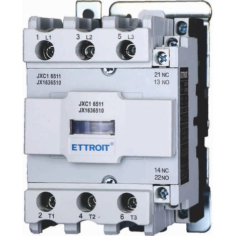 ETTROIT JX1636510 Schütz AC 24 V 50/60 Hz Spule 3P 3 Pole Normalerweise offen Ie 65 A Ue 380 V (1/4)