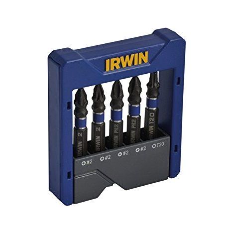 Jeu d'accessoires de tournevis Irwin PZ PH TX 5 unités (1/4)