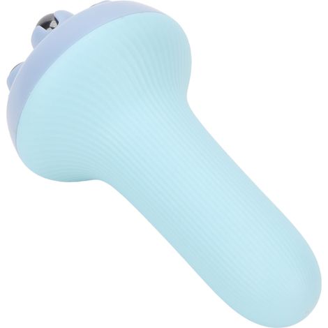 Rouleau de massage à 5 billes magnétiques, rotatif à 360°, pour le soin de la peau (bleu). (1/5)