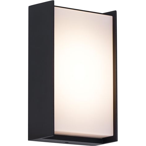 Moderne Außenwandleuchte Schwarz inkl. LED IP65 - Packet