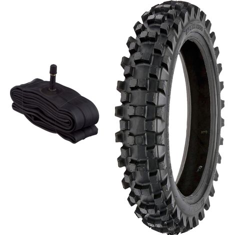 GOMMA COPERTONE PNEUMATICO + CAMERA MOTO MINI CROSS 2.50-10 TASSELLATO MINIMOTO MINICROSS
