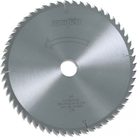Mafell Sägeblatt HM 230 x 2,6 x 30 mm  Z56 Handkreissäge KSP 85 092582