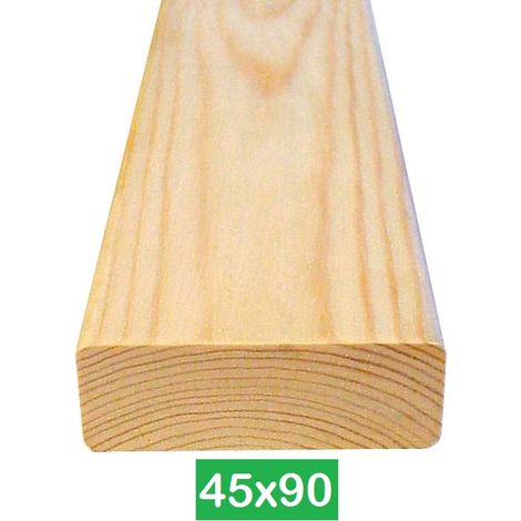 Tavole Impregnate in Legno di Pino Nordico Impregnate- Trattate Classe III - 45x90 - H100cm (1/3)