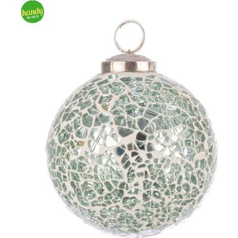 Sfera in vetro Filipa Bizzotto verde Ø8 cm