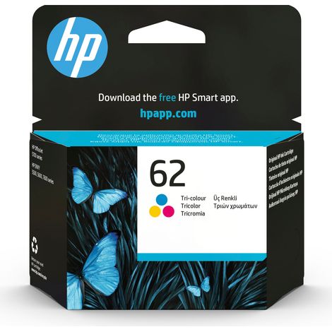 HP Cartuccia originale inchiostro tricromia 62 (1/5)