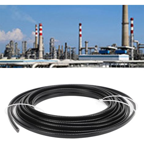 Câble chauffant électrique autorégulé renforcé et antidéflagrant de 10 mètres, bande chauffante électrique autorégulée à température de 65 degrés pour canalisation, 220 V (1/5)