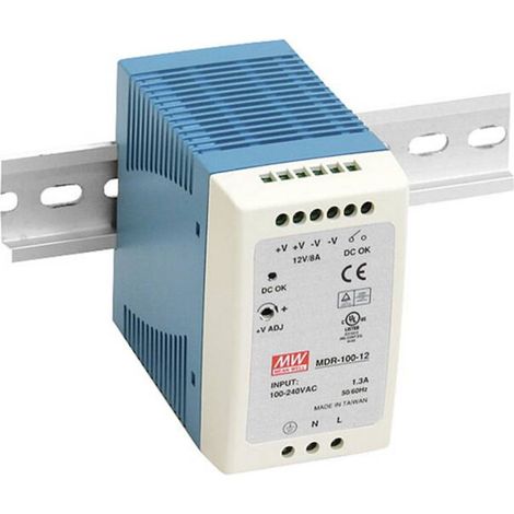 Mean Well MDR-100-48 Alimentatore per guida DIN 48 V/DC 2 A 96 W Num. uscite:1 x Contenuto 1 pz. (1/3)
