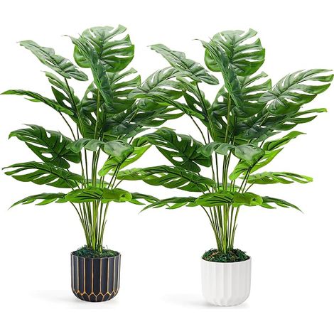Or grandes plantes artificielles pour salon, salle de bain, chambre à coucher, décoration de chambre (1/5)