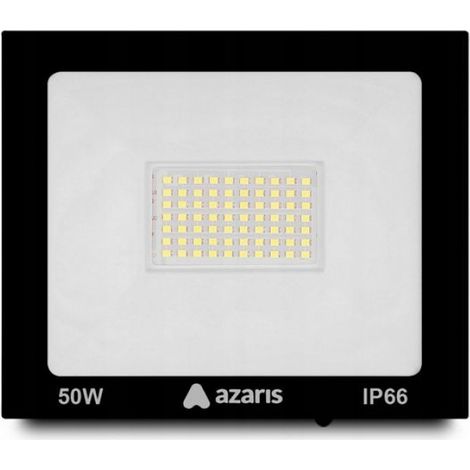 Projecteur LED - 50 W - 230 V - 6000 K - 4500 Lm - Angle 120 Degres - IP66 - Usage Exterieur - 180x150x35 Mm (1/4)