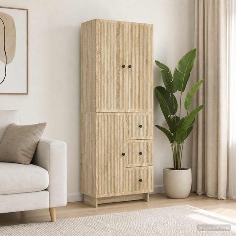 vidaXL Cabinet Set 2 pcs Engineered Wood (1/5)