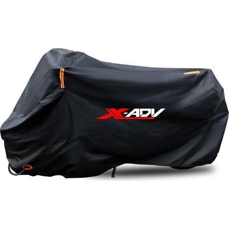 Générique Motorcycle Cover Waterproof All Weather Dustproof Anti-UV Motorcycle Cover for X-ADV 750 350 XADV (265 x 105 x 125 cm) (Black) (1/5)