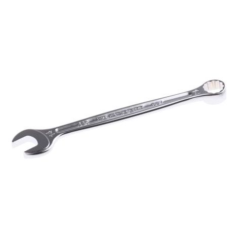 Facom – Clé mixte 14 mm – Longueur 180 mm – Double terminaison – Finition chrome satiné – Angle de 15° pour accès étroit (1/9)