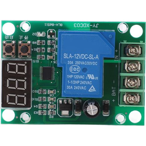 Chargeur de batterie 12V module contrôle robuste anti-corrosion avec affichage numérique (1/5)