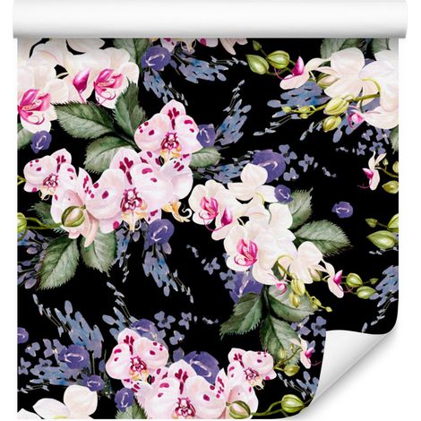 Papel pintado Flores Naturaleza Orquídea Naturaleza para salón y dormitorio 50x1000 cm (1/5)