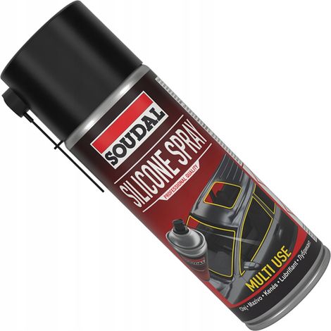 Spray Silicone Soudal, 400 ml, Lubrifiant Et Protecteur