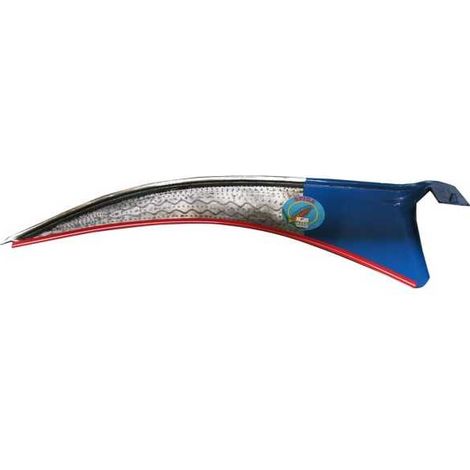 FALCI Falce S con Barba 55 cm Acciaio Forgiato Punta Chiodo per Fieno e Rovi colore Nero