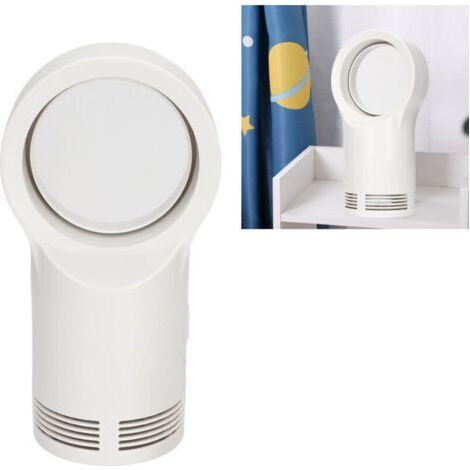 Chauffage électrique sans lame, Portable, petit, blanc, sans feuilles, pour le bureau et la maison (1/5)