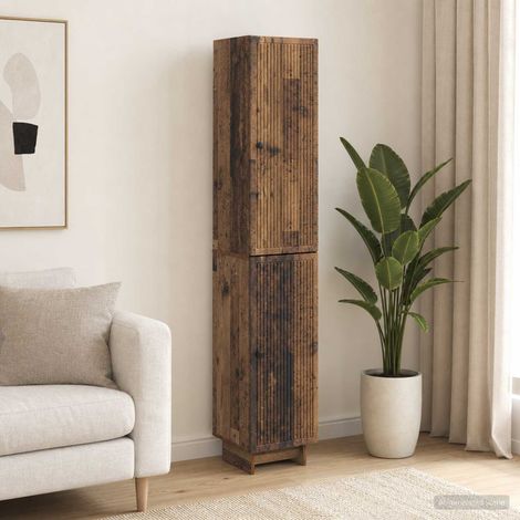 vidaXL Schrankset 2 pcs Altholz 34,5 x 33 x 90 cm Holzwerkstoff (1/5)