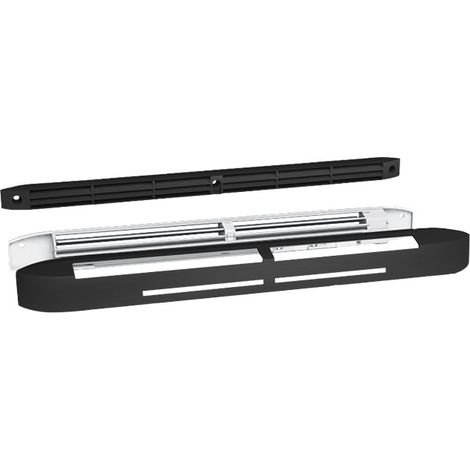 Entrée d'air hygroréglable noire 6/45 m3/h RAL 9011 réservation 354x12 mm S&P (UNELVENT) 858023