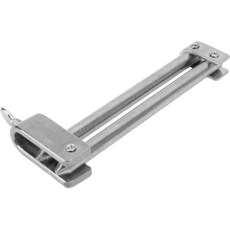 Outil de serrage de tuyau de type barre pour tuyaux de frein, de carburant, de radiateur et de chauffage, en acier inoxydable chromé pour la réparation automobile (1/5)