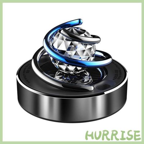 HURRISE Diffuseur de voitures Solar Rotating Car Fraineir Creative Car Aromatherapy Diffuseur avec des auto outillage Noir Argent (1/5)