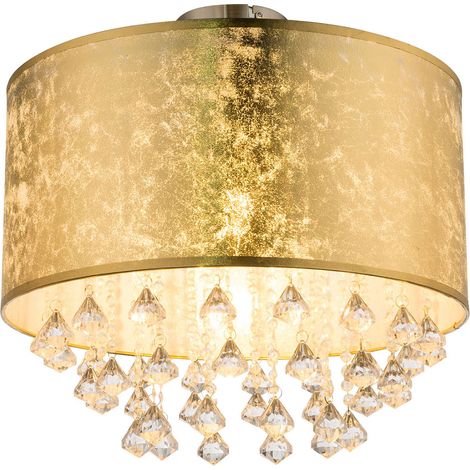 Globo - plafón - Amy - dorado - metal - Ø 40cm - E27 - 15187D3