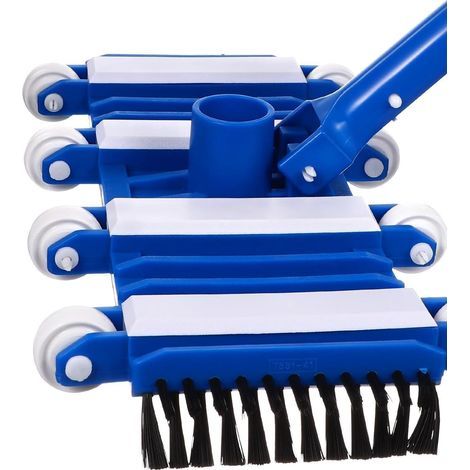 Pool Vacuum Head, PP Plastic, 38x19x3cm, With Wheels and Brushes, For Inground Pools (1/5)