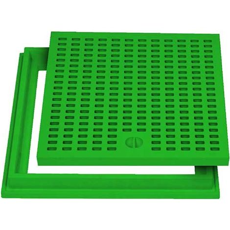 Telaio con griglia top in pp - verde : Dimensione - cm 20x20