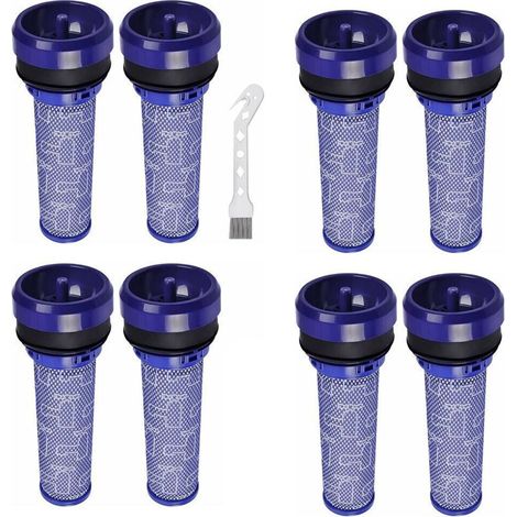 Lot de 8 Filtres Pré-Moteur pour Aspirateur Dyson DC37 DC33C DC39 DC28C DC53 92341301, lavables Pre Motor Filtres pour aspirateur Dyson, 2 filtres et 1 outil de nettoyage(DC39) (1/4)