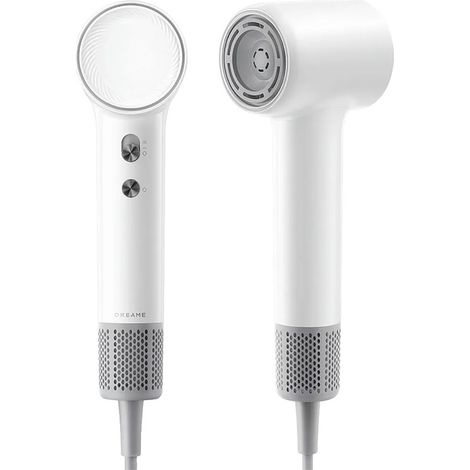 Dreame Mini High Speed Haartrockner- Bianco, 270 g leicht, Schnelltrocknen, Motor mit 100.000 U/min, NTC-Temperaturregelung