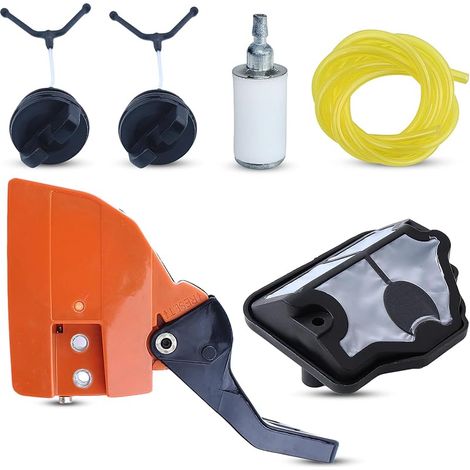 Pignon Kit d'embrayage de chaîne de frein à chaîne côté couvercle pour Husqvarna 142 141 137 136 tronçonneuse 530054802, 544097901 (1/5)