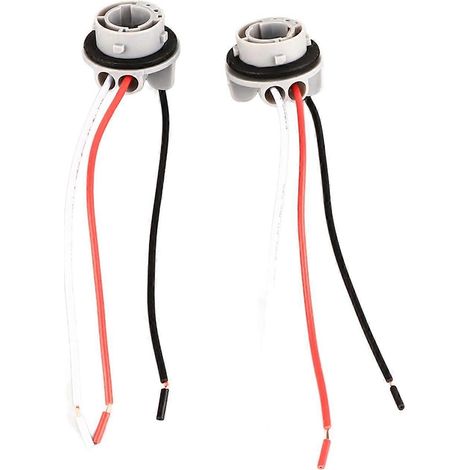 2 douilles pour ampoules LED 1157 (clignotants et feux stop) avec adaptateur, connecteur et câble de câblage (1/4)