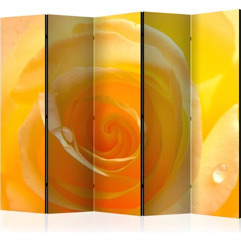 Paravent 5 Volets "Yellow Rose" 172x225cm (1/2)