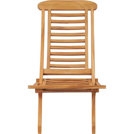 Maison Exclusive - Silla plegable de 50x90x69 cm, madera maciza d (1/5)