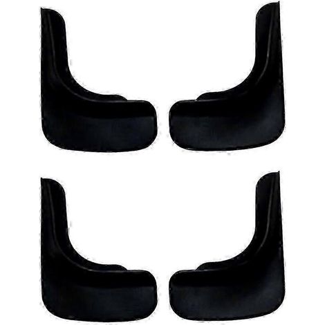 (VIER) Pour Fiat Doblo D3, 4 garde-boues de voiture (2010-2018), bavettes en plastique souple, qualité A+, accessoire automobile de tuning (1/4)