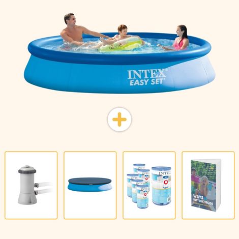Intex Piscine Easy Set Ronde - 366x76 cm - 5-pièces SCB111 (1/5)