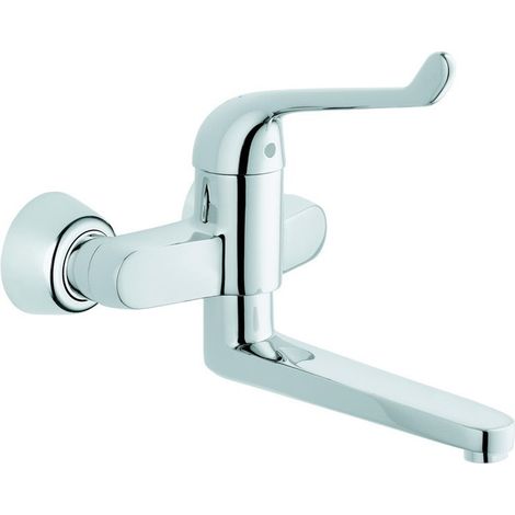 Grohe Euroeco Special Grifo monomando de seguridad, mural,