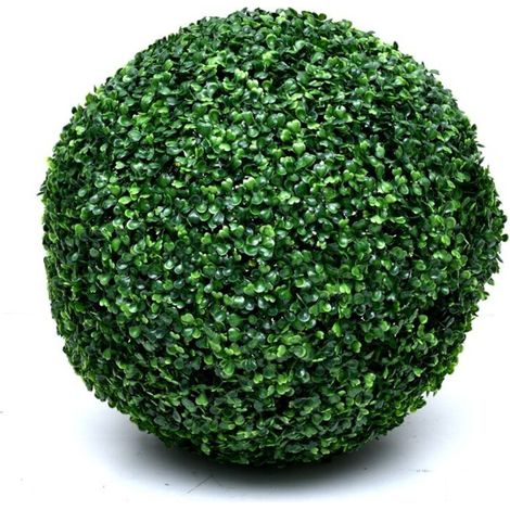 boule de buis artificielle pour décoration de jardin