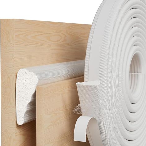 Joint d\'étanchéité 3M pour portes et fenêtres, autocollant et isolant phonique et thermique, avec mousse isolante pour portes et fenêtres. (1/5)