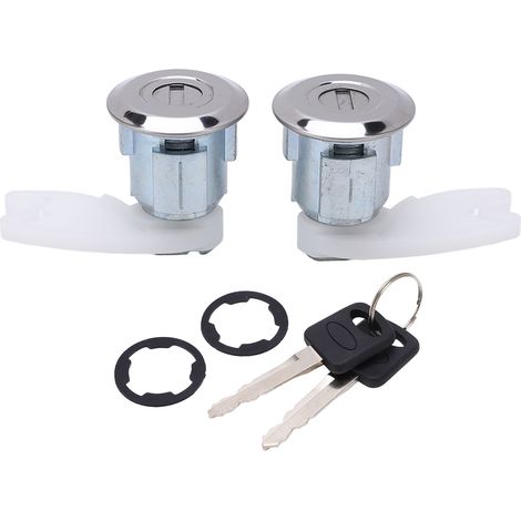 DL54 Türschloss-Set, Metall-Frontzylinder, Ersatzteil für Ford E-150 Econoline 1992-1996 (1/5)