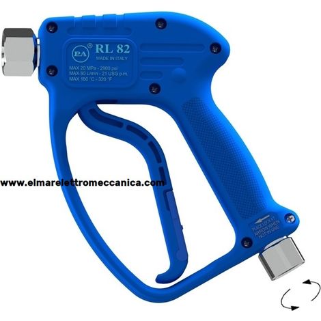 PA RL82 1/2"F girevole 180 BAR Pistola IDROPULITRICE CAR-WASH