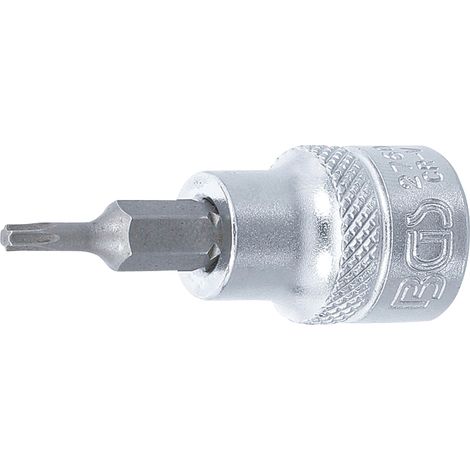 Punta de vaso  entrada 10 mm (3/8")  perfil en T (para Torx) T10 (1/2)
