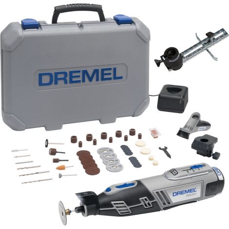 Dremel – Outil multi-usage sans fil 12V – 46 accessoires inclus – Éclairage LED pour précision – Coffret de transport (1/5)